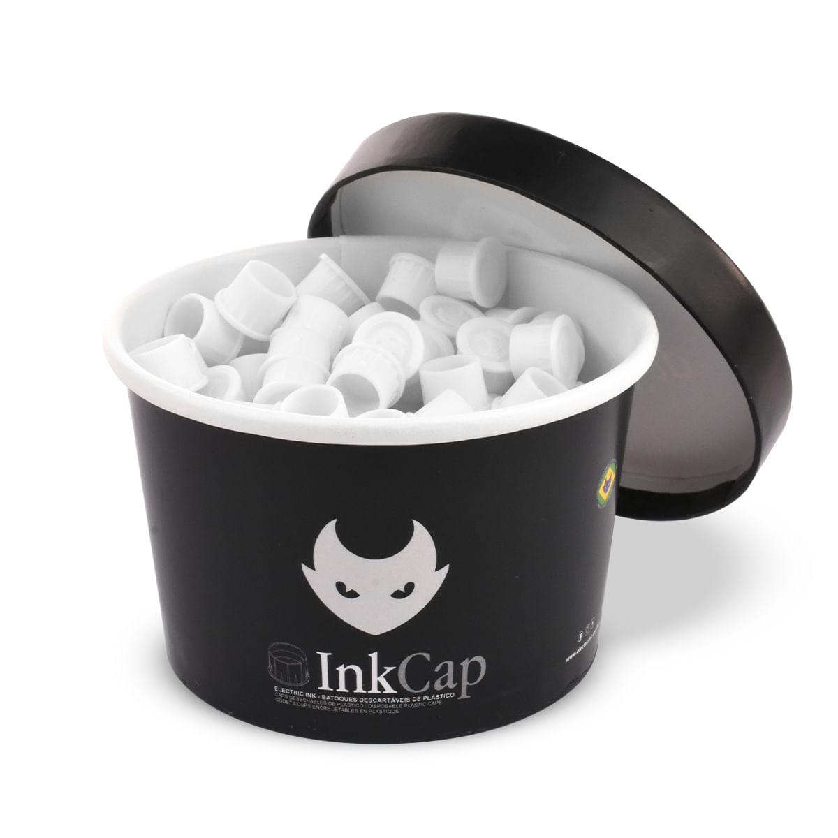 Ink Cap - Batoques de Silicone Branco